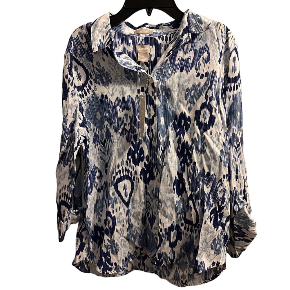 Chicos no iron blouse size 0.     CT1